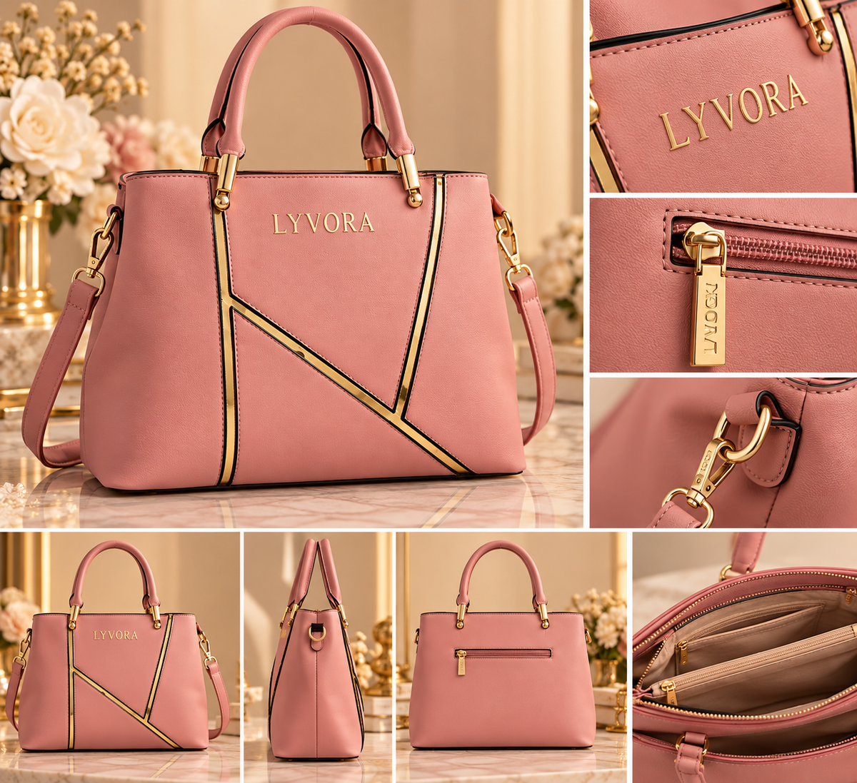 Sac à main LYVORA – Collection Élégance